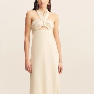 SHONA JOY NWT  halter dress GIGI linen